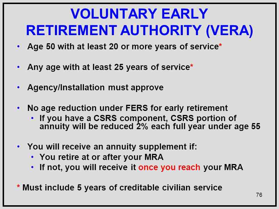 What happens if I leave federal service before retirement age?